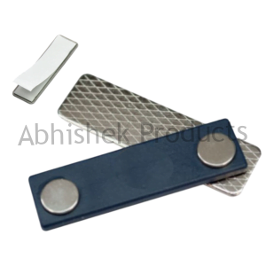 024 RECTANGLE MAGNET 45MM Neodymium Adhesive Backing SET FOR NAME PLATES AND BADGE