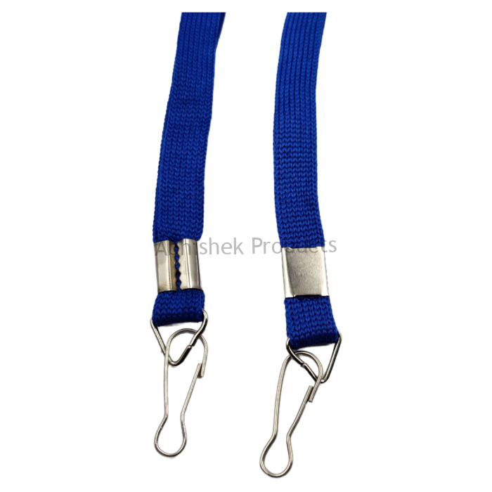 12mm royal blue sleeve hook id card tag lanyard abhishek products (2)