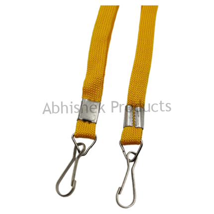 12mm yellow sleeve hook id card tag lanyard abhishek products (1)