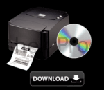 146 2 TSC TTP 244 PRO Desktop Thermal Transfer Bar Code Label Printer Black
