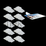 160 ABHISHEK 65X95MM 250 MIC HOT LAMINATION POUCH GLOSSY FOR ID CARDS AADHAR CARD 1000 SHEETS