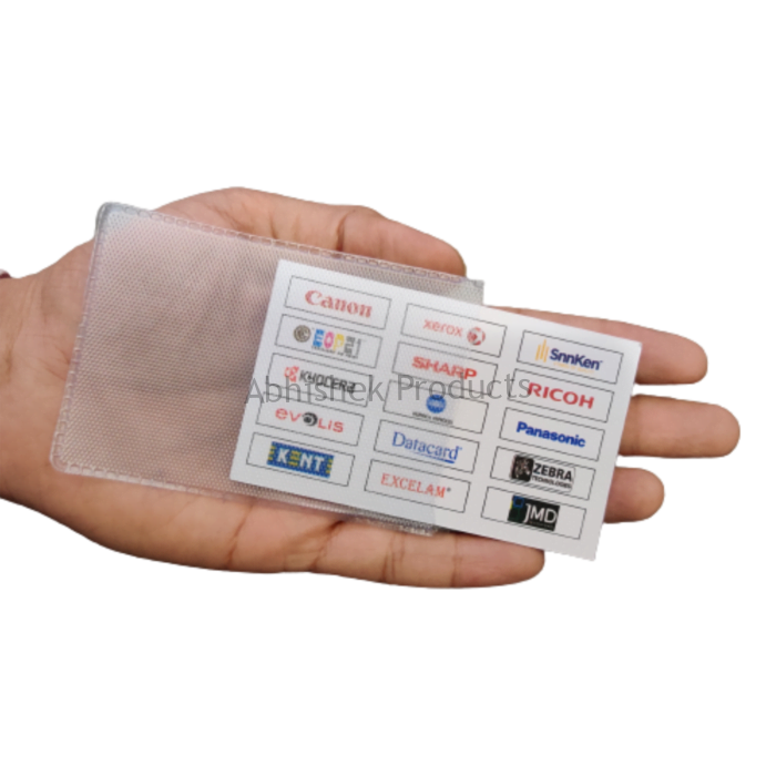 190 TEXTURE ATM CARD COVER PVC POUCH READY MADE FOR ID CARDS 500 PCS