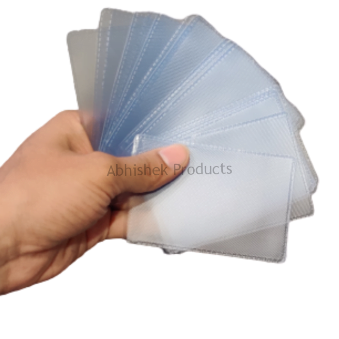 191 TEXTURE ATM CARD COVER PVC POUCH READY MADE FOR ID CARDS 500 PCS