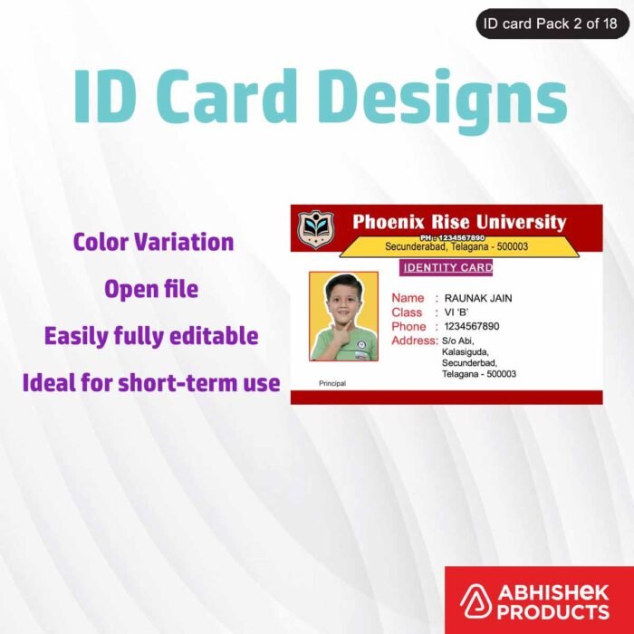 Online tool for creating custom ID badges, suitable for businesses and personal use