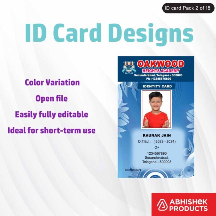 Professional service for printing custom ID cards, high-quality and customizable