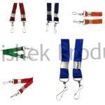 20mm Satin Twisted Hook ID Card Tag Lanyard
