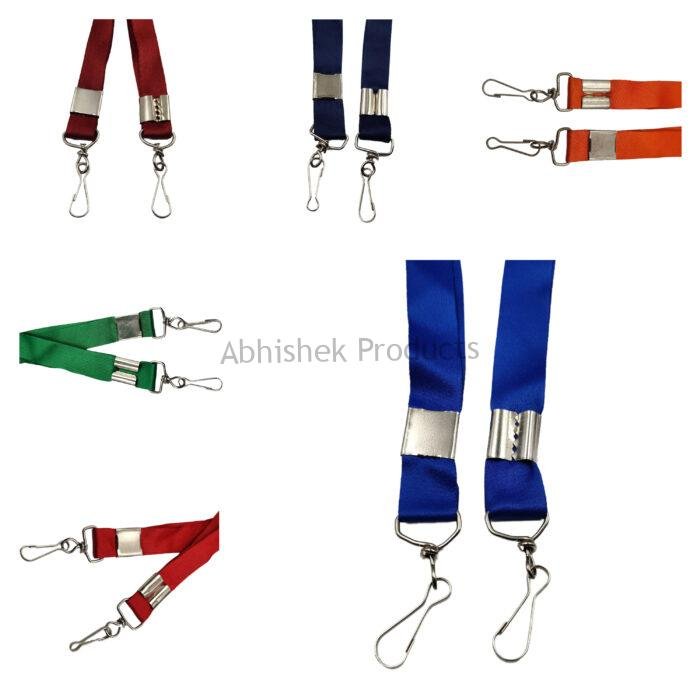 20mm Satin Twisted Hook ID Card Tag Lanyard