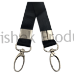 20mm black satin fish hook satin id card tag lanyard abhishek products (1)