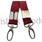 20mm marron satin fish hook satin hook id card tag lanyard abhishek products (1)