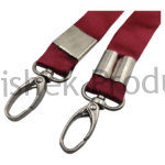 20mm marron satin fish hook satin hook id card tag lanyard abhishek products (3)