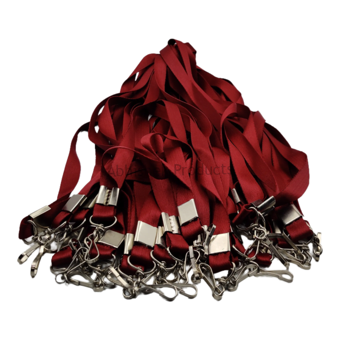 20mm marron twisted hook satin hook id card tag lanyard abhishek products (2)