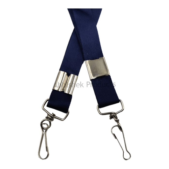 20mm navy blue hook id card tag lanyard abhishek products (4)