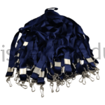 20mm navy blue hook satin hook id card tag lanyard abhishek products