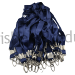 20mm navy blue satin fish hook satin id card tag lanyard abhishek products (2)