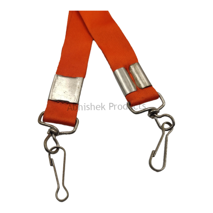 20mm orange twisted hook hook satin hook id card tag lanyard abhishek products (3)