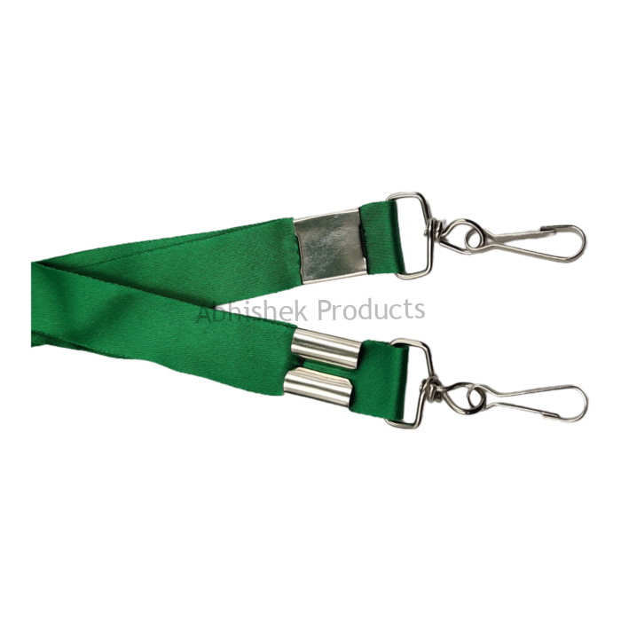 20mm parrot green satin hook id card tag lanyard abhishek products (1)