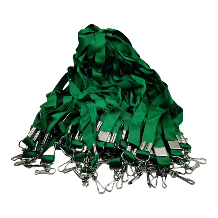 20mm parrot green satin hook id card tag lanyard abhishek products (2)