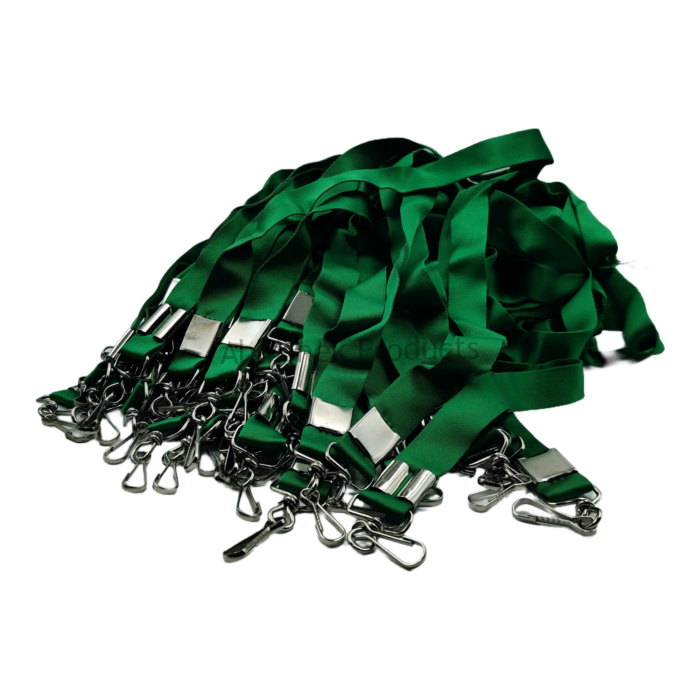20mm parrot green satin hook id card tag lanyard abhishek products (4)