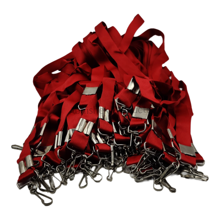 20mm red twisted hook satin hook id card tag lanyard abhishek products (2)