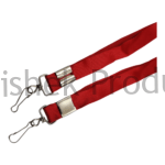 20mm red twisted hook satin hook id card tag lanyard abhishek products (3)