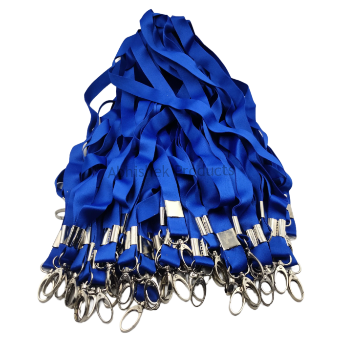 20mm royal blue fish hook hook satin hook id card tag lanyard abhishek products (2)