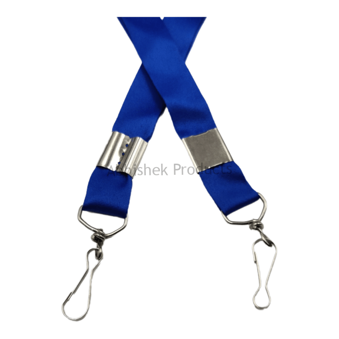 20mm royal blue twisted hook hook id card tag lanyard abhishek products (2)