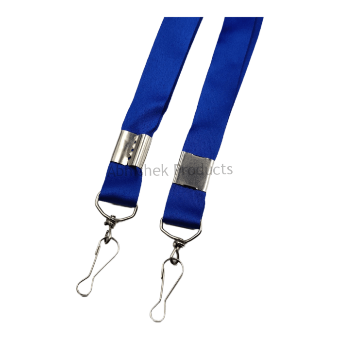 20mm royal blue twisted hook hook id card tag lanyard abhishek products (5)