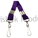 20mm violet satin twisted hook id card tag lanyard abhishek products (1)