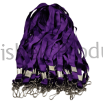 20mm violet satin twisted hook id card tag lanyard abhishek products (2)