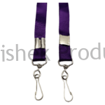 20mm violet satin twisted hook id card tag lanyard abhishek products (3)
