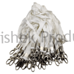 20mm white satin fish hook id card tag lanyard abhishek products (1)