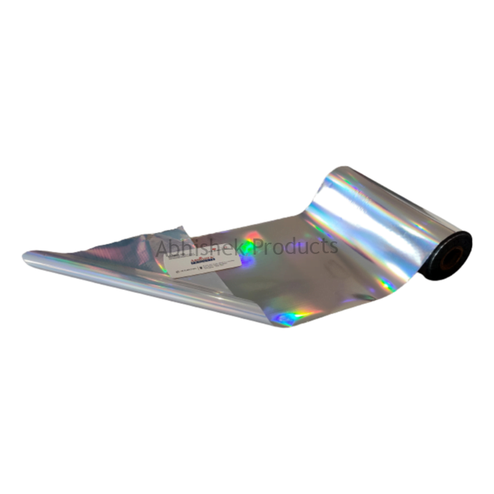 231 ABHISHEK 8.5 INCHx112 METER SILVER FOIL METALLIC PAPER ROLL 1 ROLL FOR LASERJET PRINTER