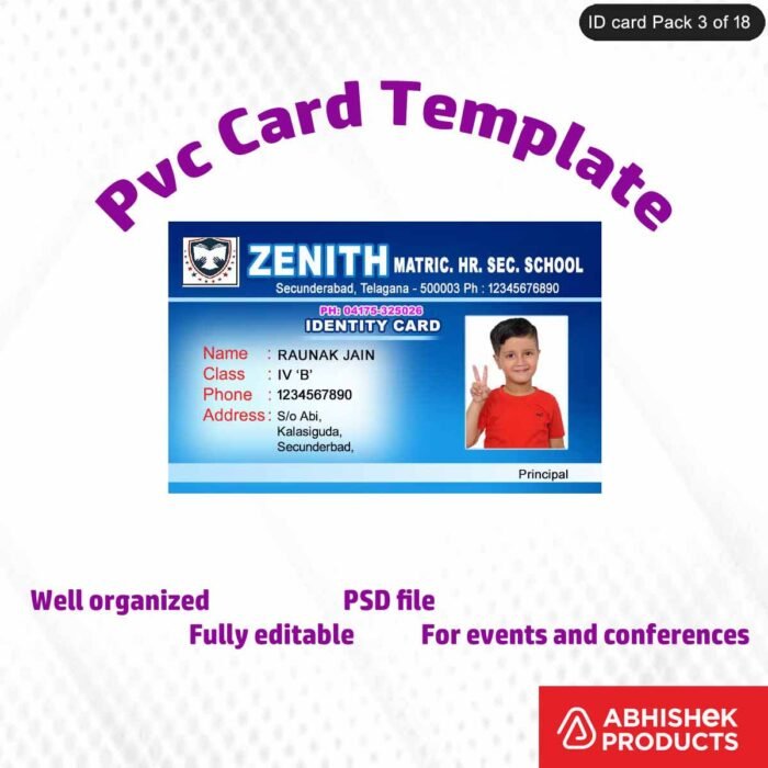 Online tool for creating custom ID cards, suitable for businesses and personal use