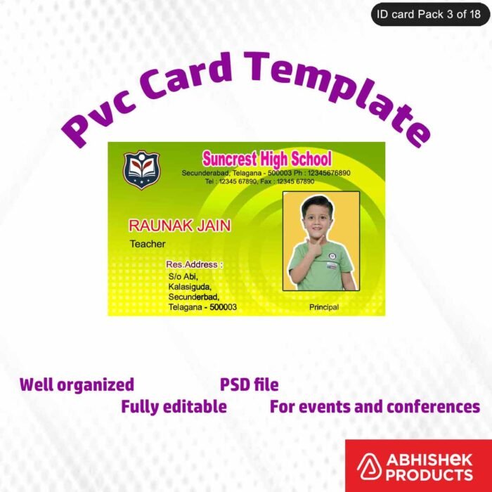 Professional printing service for custom ID badges, high-quality and customizable