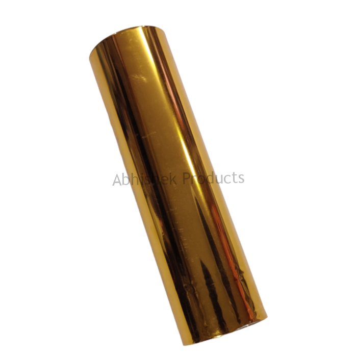 331 ABHISHEK 8.5 INCHx112 METER GOLD FOIL METALLIC ROLL LASERJET 1 ROLL FOR LASERJET PRINTER