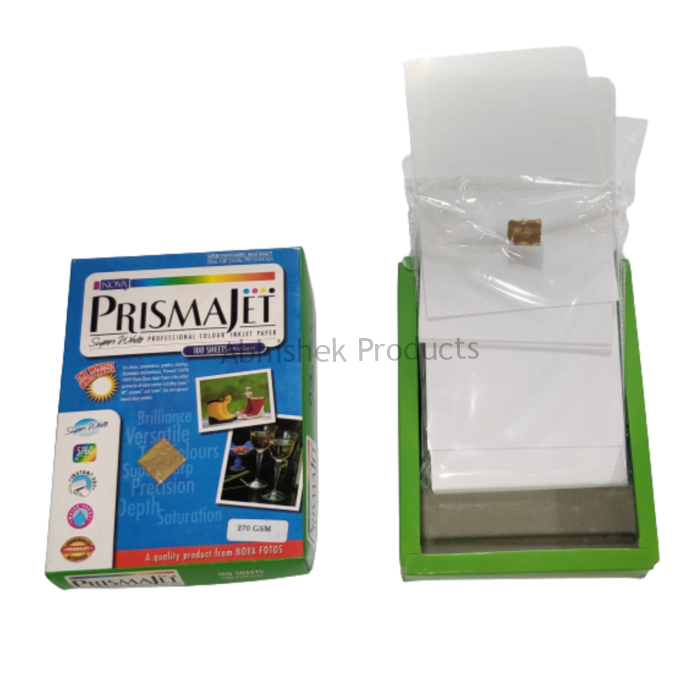 335 Nova Prismajet Maxi 4X6 270 Gsm Photo Paper Rc Coated 100 Sheets For Inkjet