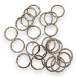 33mm dia key chain ring with flat chome (6)