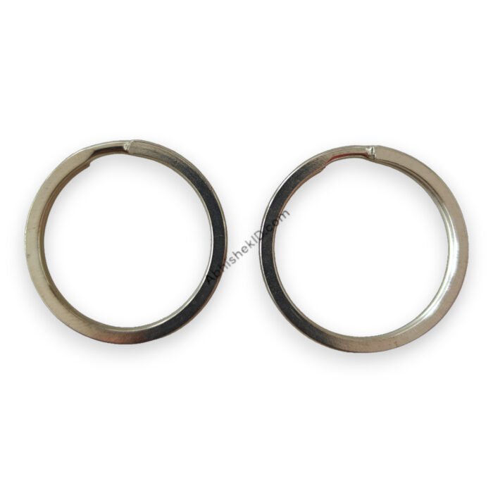 33mm dia key chain ring with flat chome (7)