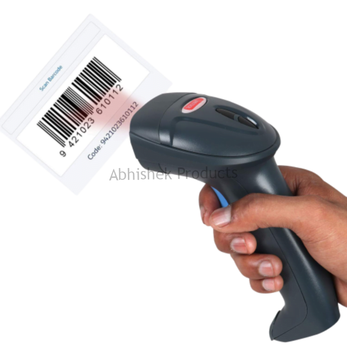 417 RETSOL LS 500 Laser Barcode Scanner BIS Approved Handheld 1 D USB Wired Barcode Reader Optical Laser High Speed for POS System Supermarkets