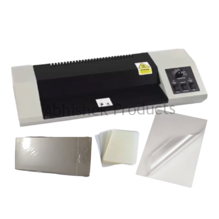 424 ABHISHEK A4 350 MIC HOT LAMINATION POUCH GLOSSY 100 SHEETS FOR ID CARDS AADHAR CARD