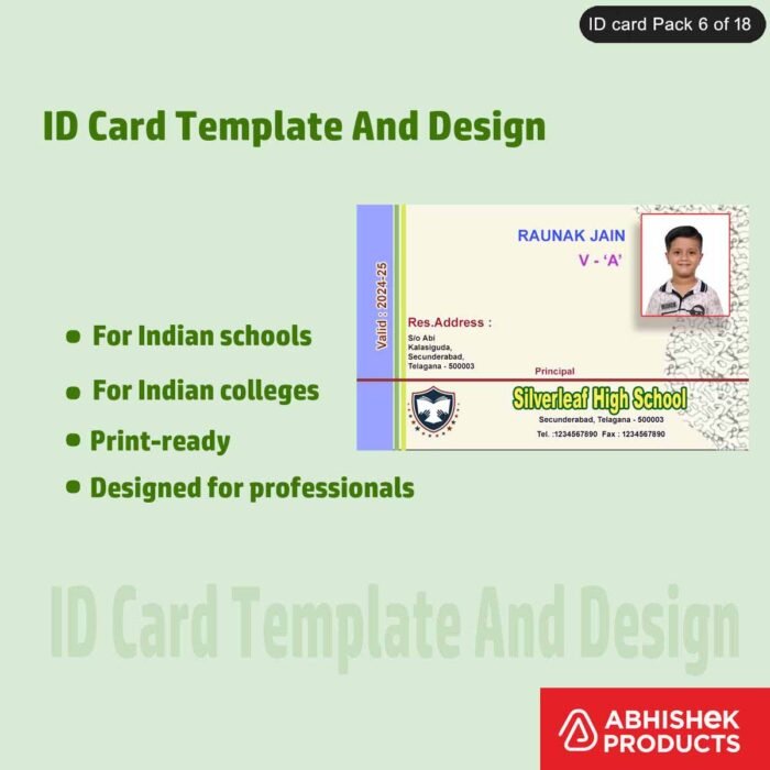 school-id-card-maker-psd