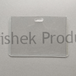 A1 CARD CASE PVC Transparent ID CARD POUCH HORIZONTAL 01
