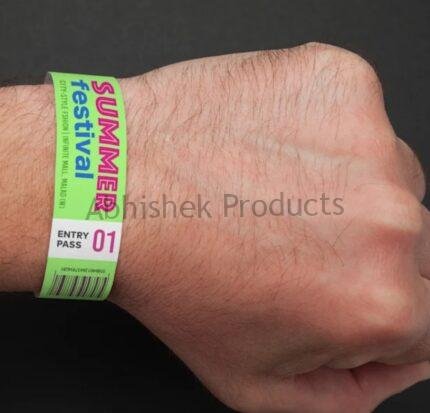 AP Wrist Bands, Inkjet LaserJet Printable Wrist Band Tyvek Paper Bands MultiColour Printable (1)
