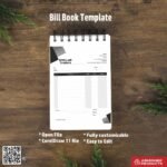 Simple bill book outline design for graphic designers For Traders