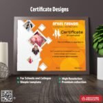 Certificate design for achievement awards For Fashion Design