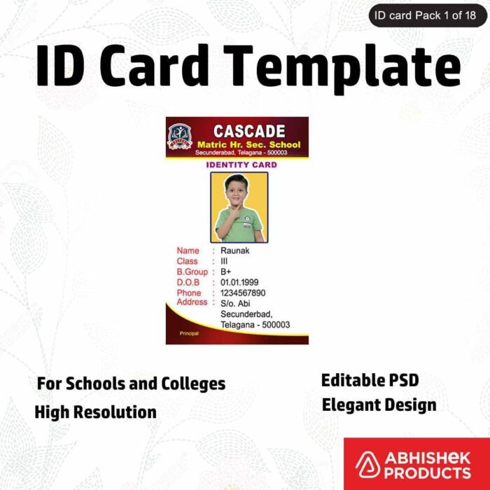 Online tool for making company ID cards, perfect for corporate and professional use