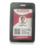 Black Jacket Holder Heavy Indian Grade 54X86MM Vertical PVC Transparent ID CARD HOLDER (5)