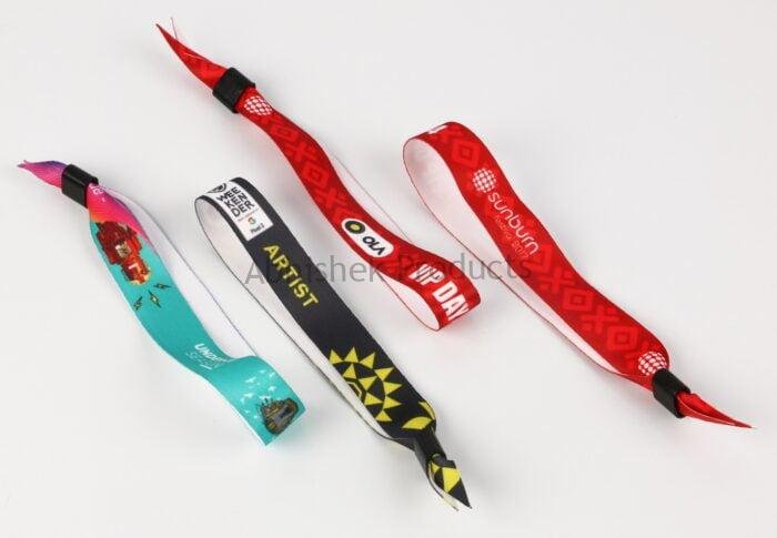 Black Plastic Sliding Wristband Closing Lock for Cloth Wristband 4