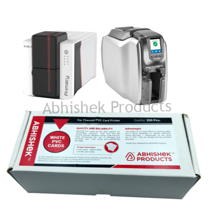 Dark Print PVC Cards For Thermal Printer – Individually Pre Packed 01