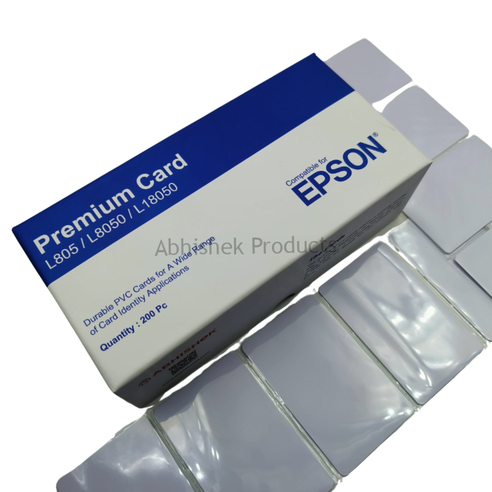EPSON SPECIAL CARDS 200 PCS BOX PACKING FOR EPSON L8050 L805 L18050 PVC CARD INKJET PRINTER (4)